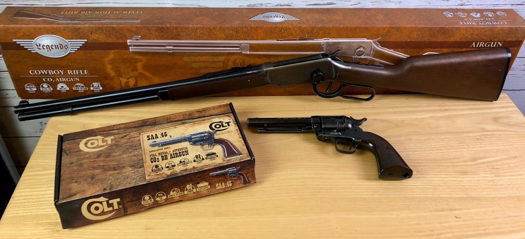 Umarex Legends Cowboy Rifle und Umarex Colt Peacemaker Single Action Army 5,5"