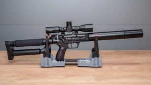 Edgun Leshiy 2 5,5mm 350mm mit DonnyFL Shroud und DonnyFL FatBoy