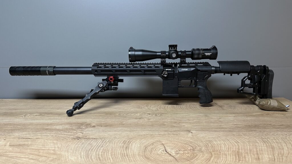 FX DRS Tactical Ansicht links komplett mit AccuTac Bipod