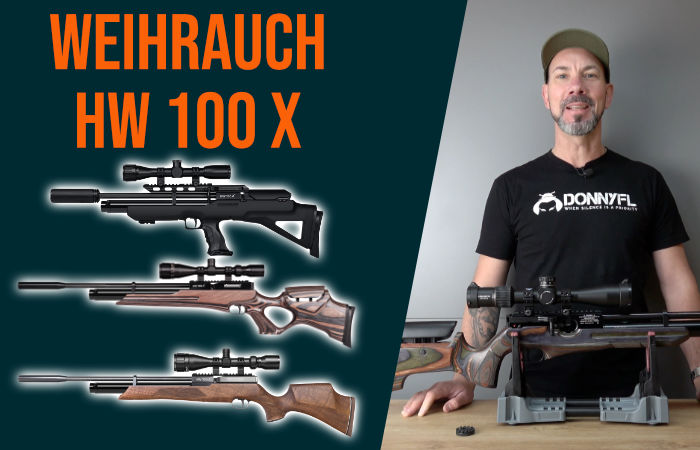 Weihrauch HW 100 X - Die neuen Modelle werden dargestellt