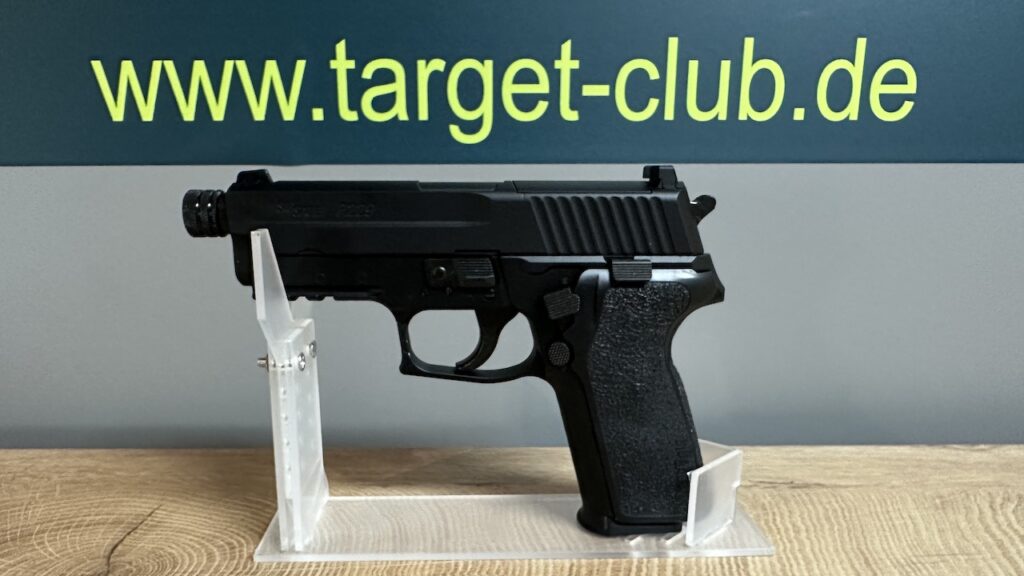 SIG Sauer P229 Co2 Pistole links mit TAC Schriftzug