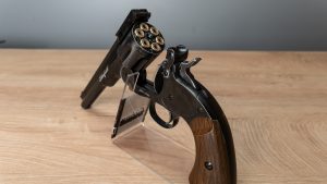 Schofield No. 3 6 Co2 Revolver aufgekippt