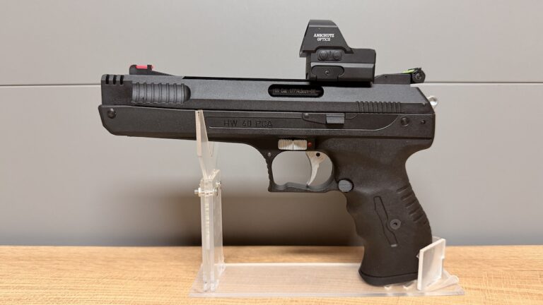 Weihrauch HW 40 Anschütz Optics Reflex wide Pro Ansicht links komplett