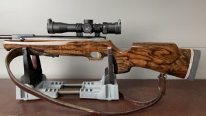 Weihrauch HW30 mit Daviesbuilt Gunstocks Schaft Schaft Nahaufnahme links